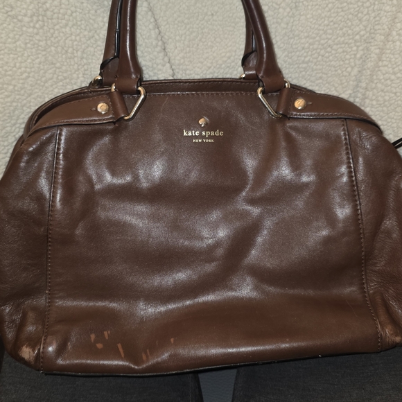 kate spade Handbags - Kate Spade Brown Leather Handbag